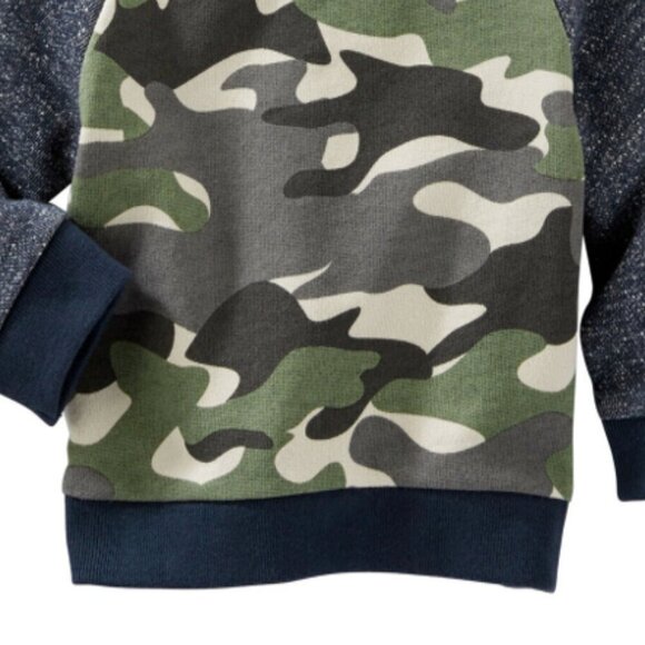 NWT Oshkosh Bgosh Cardigan Sweater for Toddler Baby Boys French Terry 12… - Picture 4 of 5